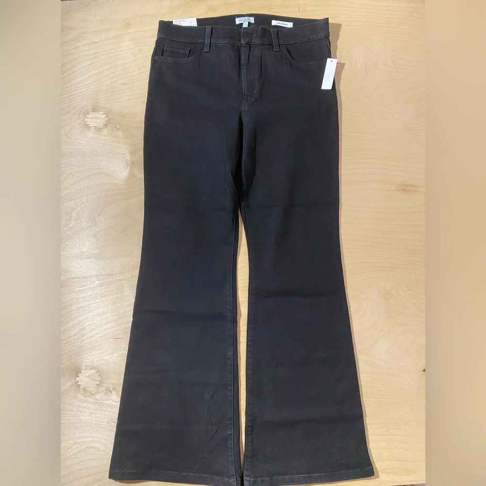 Jessica Simpson Classic Black High Rise Flare Jeans 14 (QJ) - Picture 2 of 7